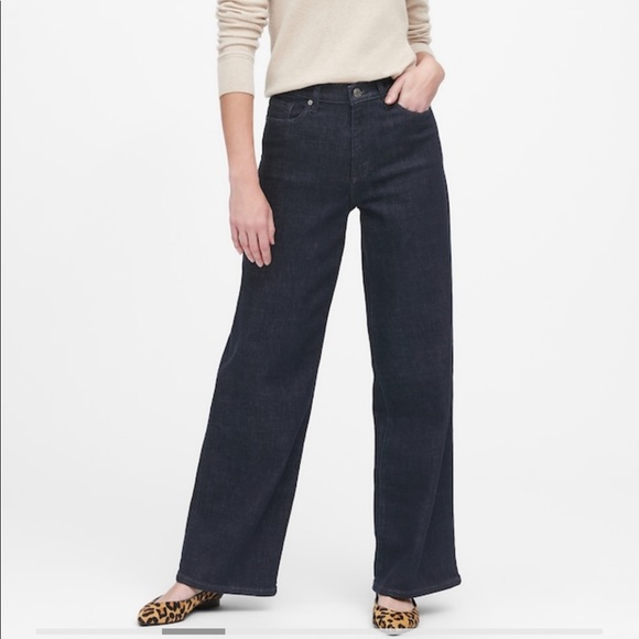 Wide leg jeans banana republic Clearance